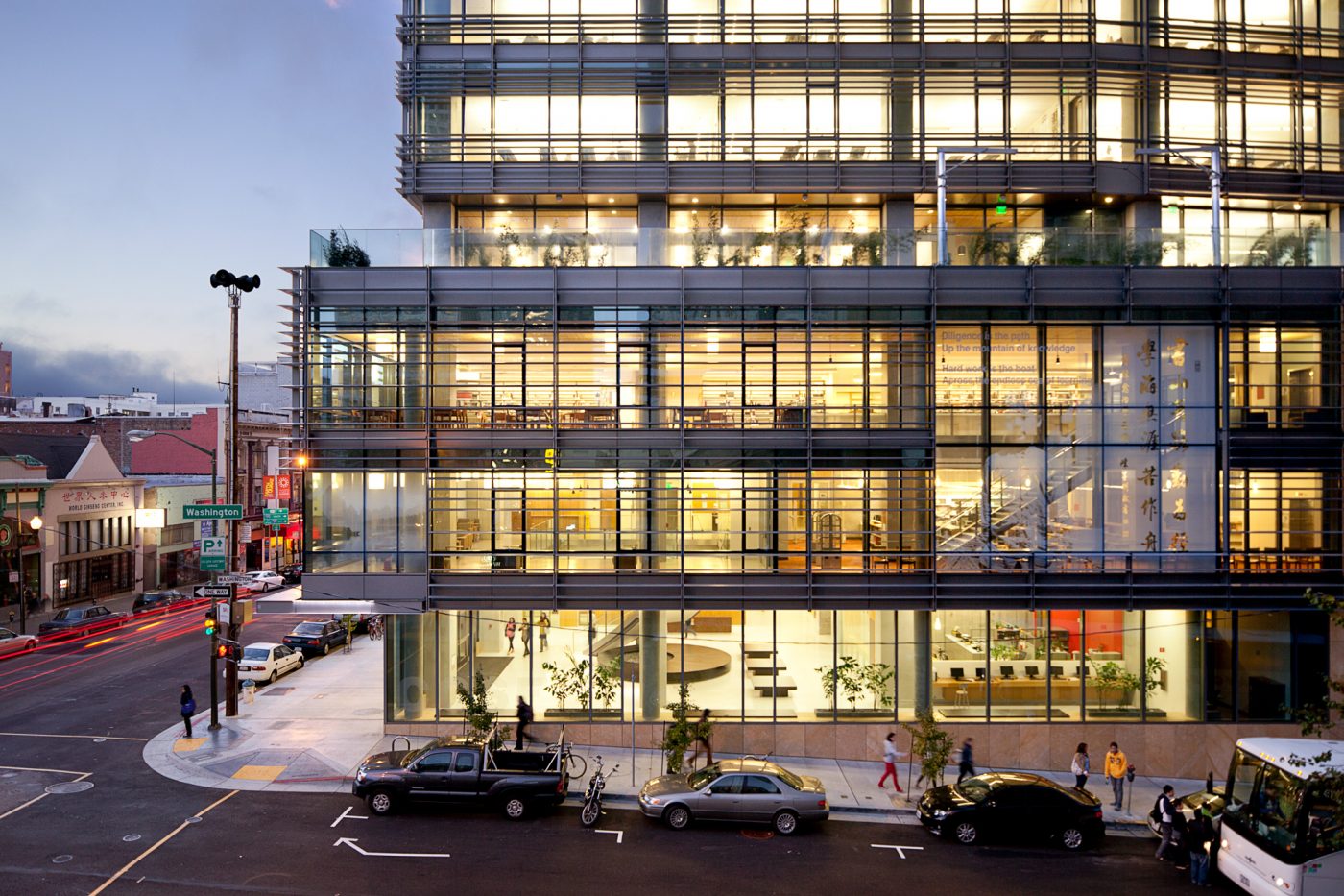 Inside the CCSF Chinatown/North Beach Center